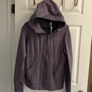 Women’s lululemon lavender scuba hoodie size 12